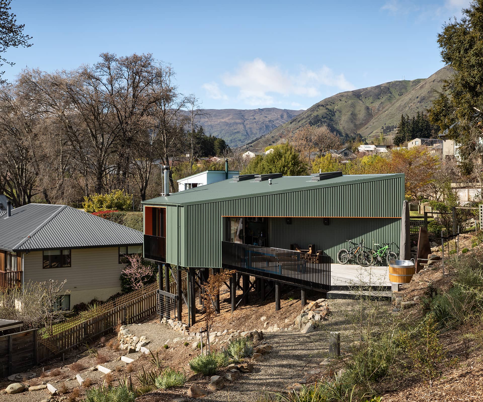 Wanaka holiday home DoC hut, Rafe Maclean Architects