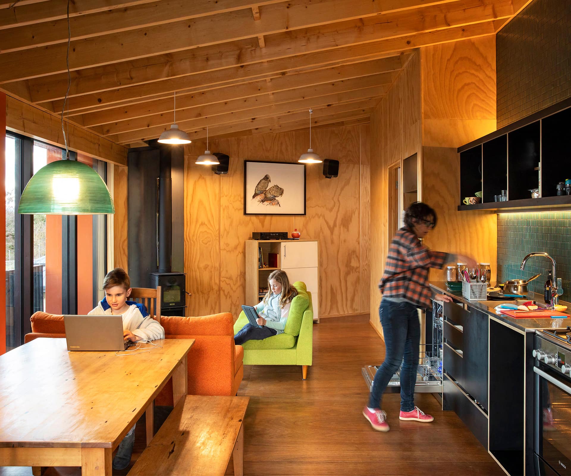 Wanaka holiday home DoC hut, Rafe Maclean Architects